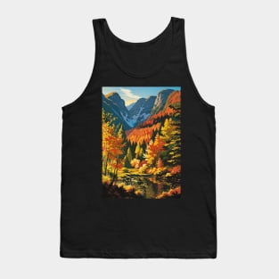 Autumn Scene - Tourism Poster of the Mountains Tank Top